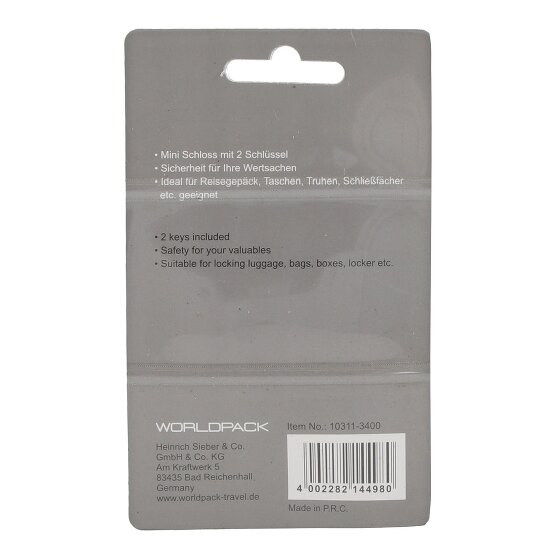 Worldpack Reiseaccessoires Zamek do bagażu 3 cm