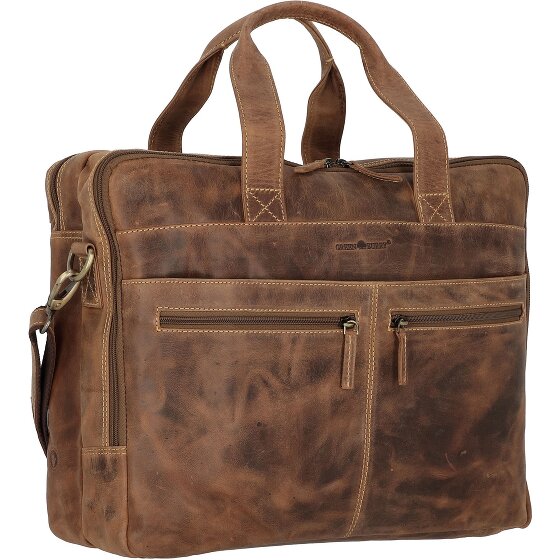 Greenburry Vintage Briefcase Leather 42 cm Komora na laptopa