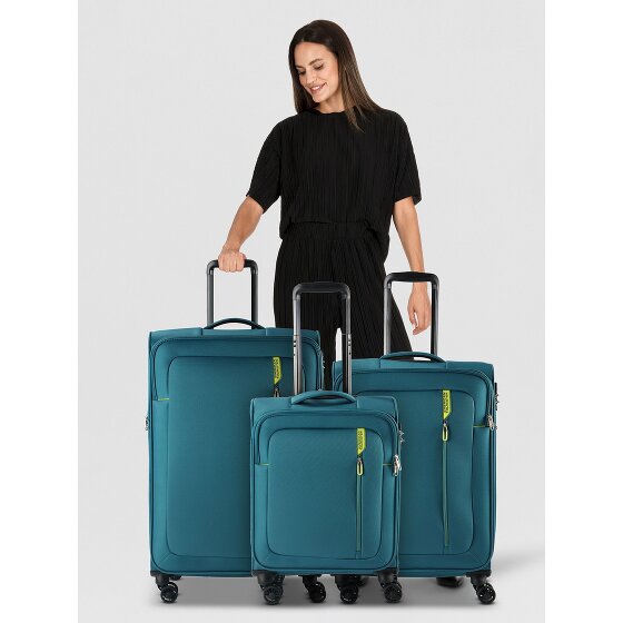 American Tourister Nitestream 4 kółka Zestaw walizek 3-części z funkcją poszerzenia