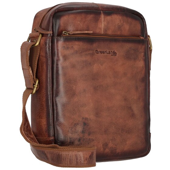 Greenland Nature Mascu & Line Leather Shoulder Bag 27 cm