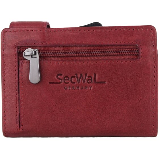 SecWal Etui na karty kredytowe SecWal 1 Skórzany portfel RFID 9 cm