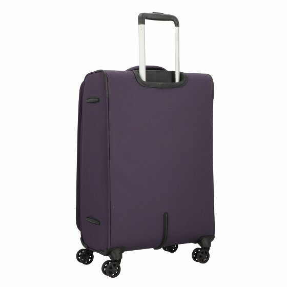 Worldpack Zestaw walizek Victoria na 4 kółkach, 3-częściowy, z elastycznym zagięciem