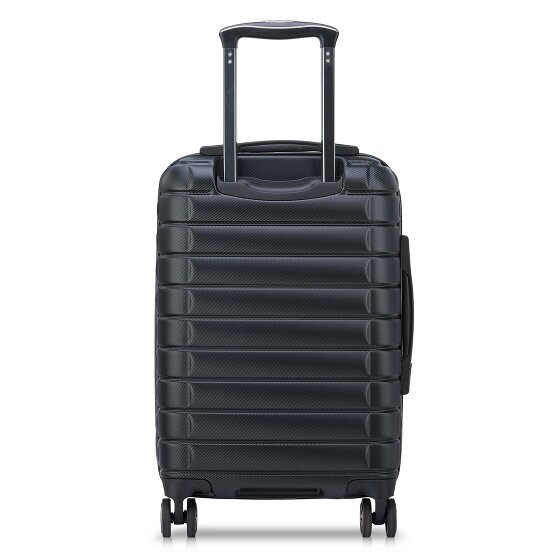Delsey Paris 4-kołowy wózek kabinowy Shadow 5.0 z przegrodą na laptopa 55 cm i rozszerzaną plisą