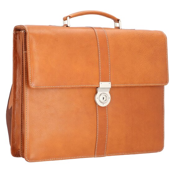 Leonhard Heyden Bergamo Teczka skórzana 40 cm Komora na laptopa