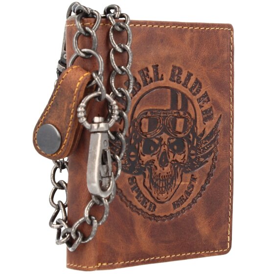 Greenburry Rebel Rider Biker Wallet Leather 11 cm