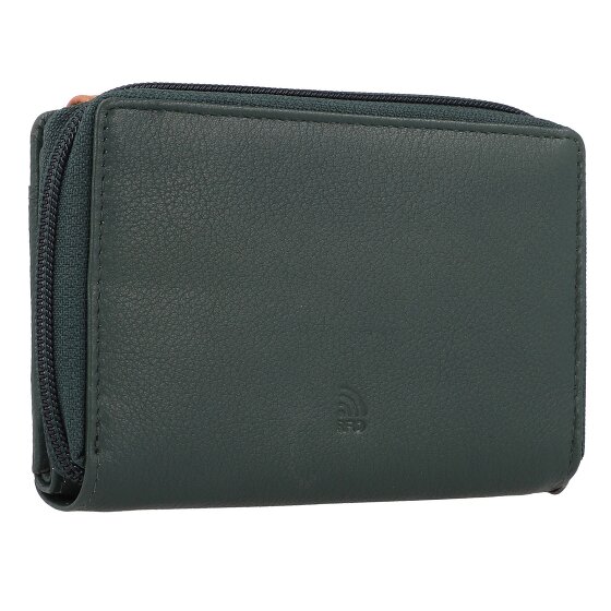 Greenburry Nappa Portfel Ochrona RFID Skórzany 14 cm