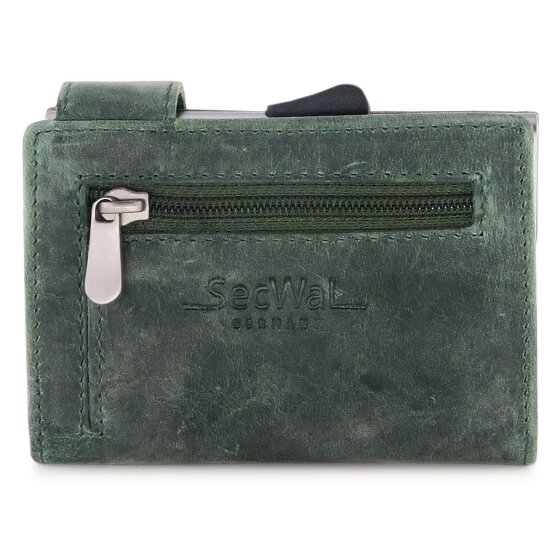 SecWal Skórzane etui na karty kredytowe RFID 9 cm