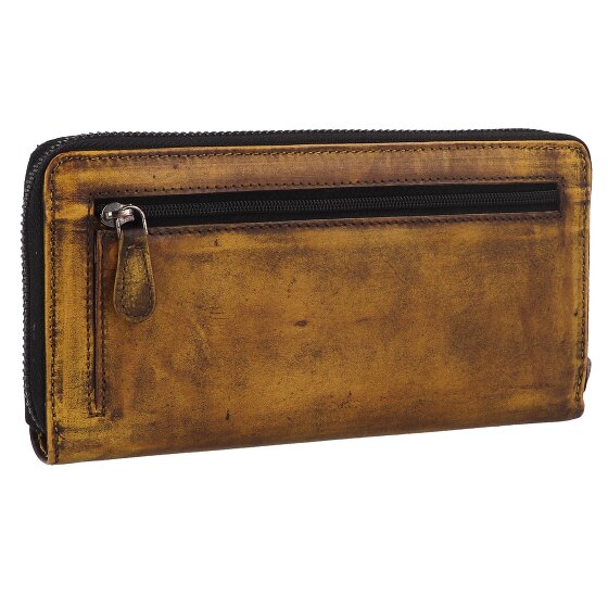 Greenburry Destressed Portfel Ochrona RFID Skórzany 19 cm