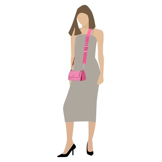 Kate Spade New York Double Up Torba na ramię Skórzany 21 cm