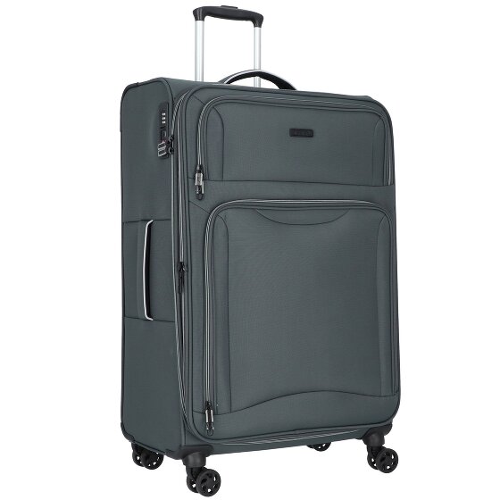 d&n Travel Line 9204 4 kółka Walizka L 76 cm z plisą rozprężną