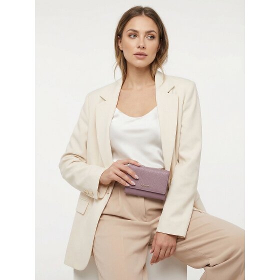 Lazarotti Skórzany portfel Bologna XL z przegrodą na zamek błyskawiczny, skóra 14 cm