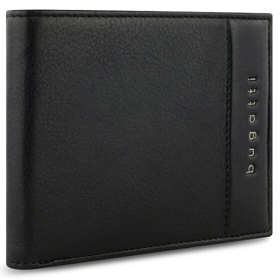 bugatti Nome Portfel Ochrona RFID Skórzany 12 cm