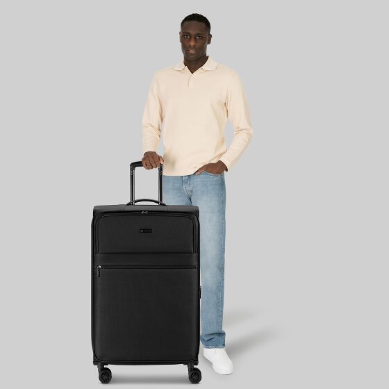 bugatti Valencia Soft 4 kółka Walizka L 75 cm z plisą rozprężną