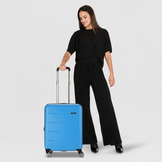 Gabol Future Plus 4 kółka Walizka kabinowy 55 cm z plisą rozprężną