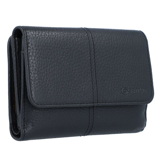 Esquire Skórzany portfel Verona RFID 14 cm