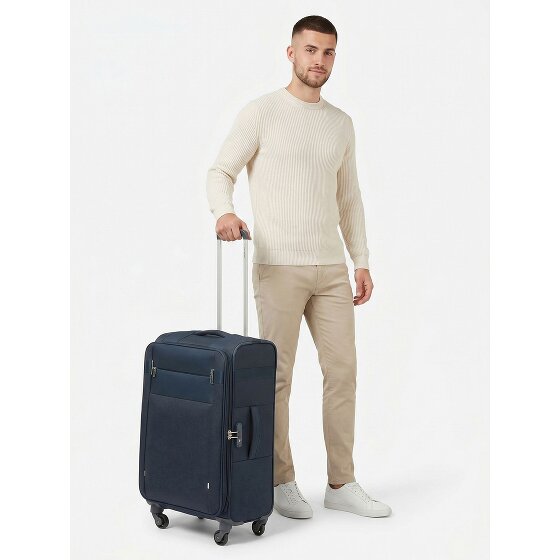 Samsonite Citybeat 4 kółka Walizka 66 cm z funkcją poszerzenia