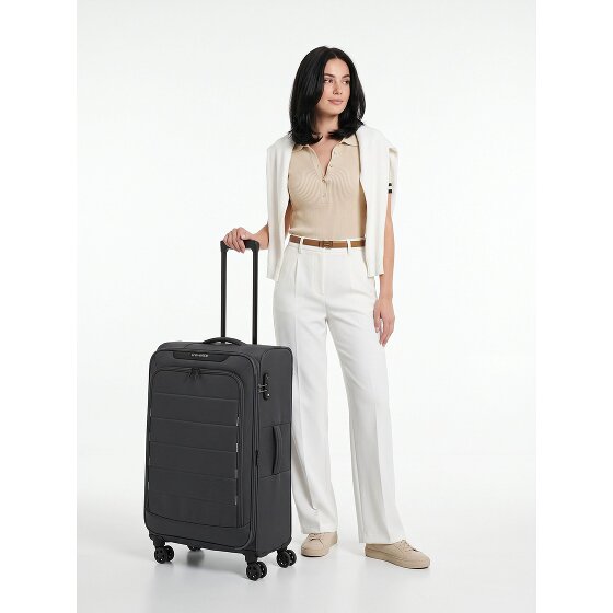 Travelite Skaii 4 kółka Walizka L 78 cm z funkcją poszerzenia