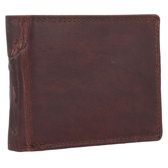 Jack Kinsky Monterey Portfel Ochrona RFID Skórzany 11.5 cm