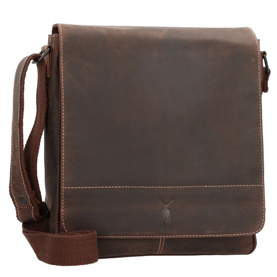 Jack Kinsky Skórzana torba na ramię Baltimore 4 28 cm