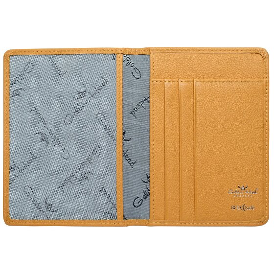 Golden Head Skórzane etui na karty identyfikacyjne RFID Madrid 9 cm