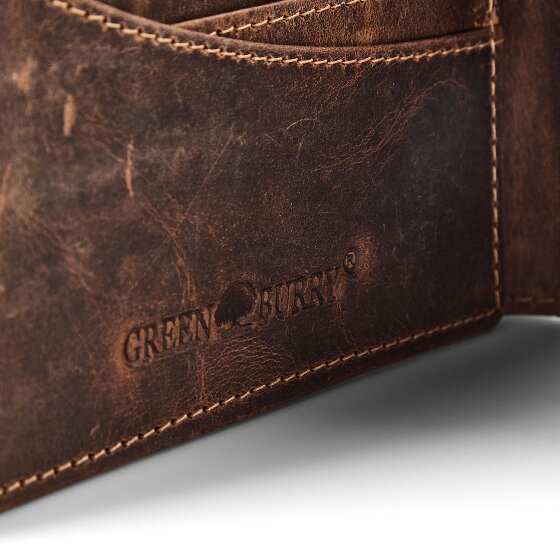 Greenburry Karpfen Portfel Skórzany 12 cm