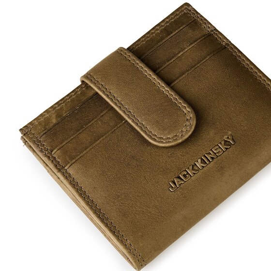 Jack Kinsky Aruba Portfel Ochrona RFID Skórzany 10 cm