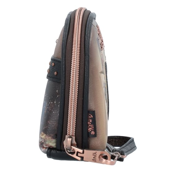 Anekke Shoen Black Portfel Ochrona RFID 22 cm