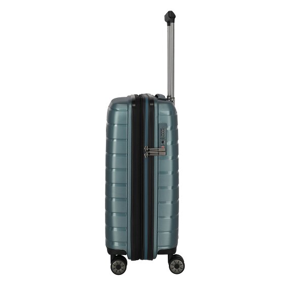 Travelite Air Base 4 kółka Walizka kabinowy 55 cm z plisą rozprężną