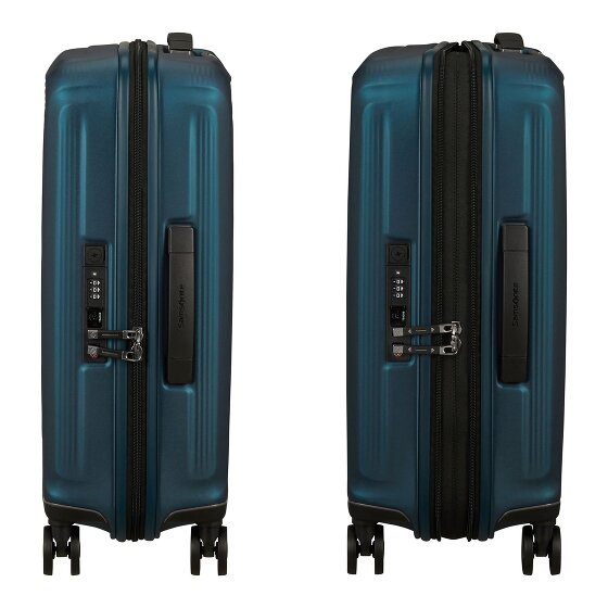 Samsonite Nuon 4 kółka Walizka kabinowy 55 cm z plisą rozprężną