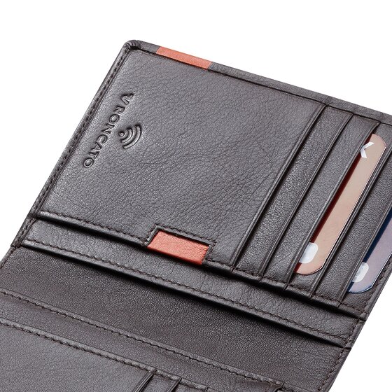 Roncato Monaco Portfel Ochrona RFID Skórzany 12.5 cm