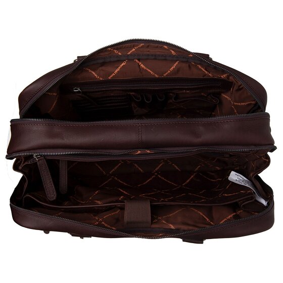 The Chesterfield Brand Wax Pull Up Teczka Skórzany 41 cm Komora na laptopa