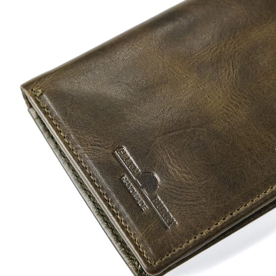 Greenburry Newport Portfel Ochrona RFID Skórzany 12.5 cm