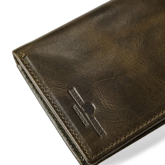 Greenburry Newport Portfel Ochrona RFID Skórzany 9 cm