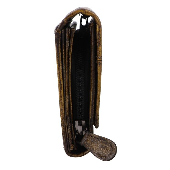 Greenburry Destressed Portfel Ochrona RFID Skórzany 13 cm