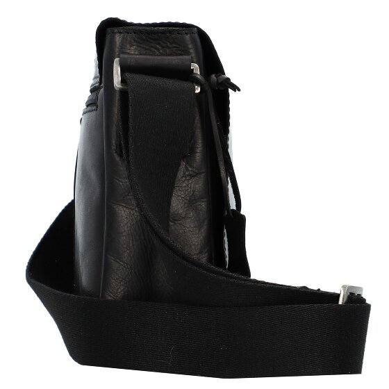 Greenburry Pure Black Torba na ramię Skórzany 20 cm