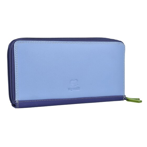 Mywalit Duża podwójna portmonetka skórzana 18 cm