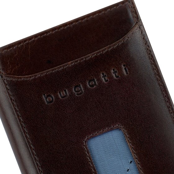 bugatti Secure Slim Portfel Ochrona RFID Skórzany 8 cm