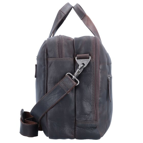 The Chesterfield Brand Wax Pull Up Teczka Skórzany 44 cm Komora na laptopa