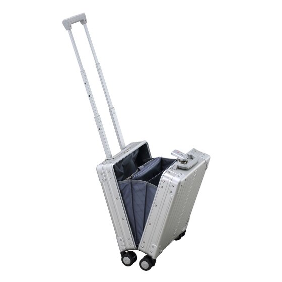 Aleon Wózek biznesowy 4-kołowy 42 cm Przegroda na laptopa