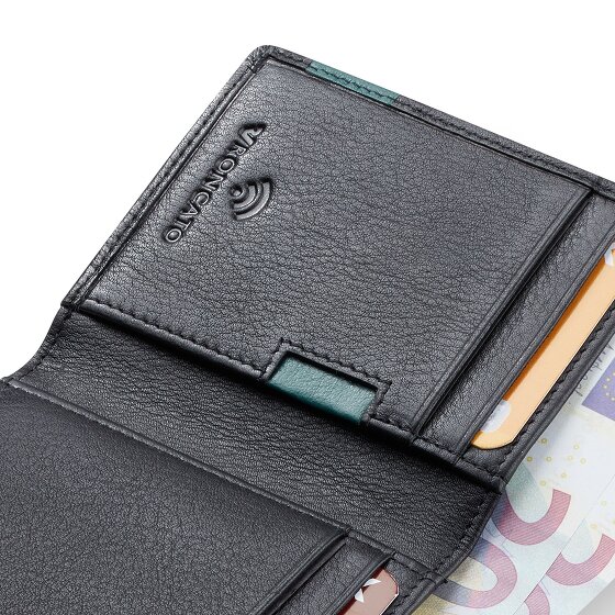 Roncato Monaco Portfel Ochrona RFID Skórzany 8 cm