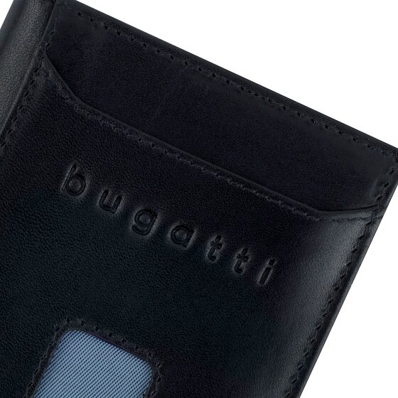 bugatti Secure Slim Portfel Ochrona RFID Skórzany 8 cm
