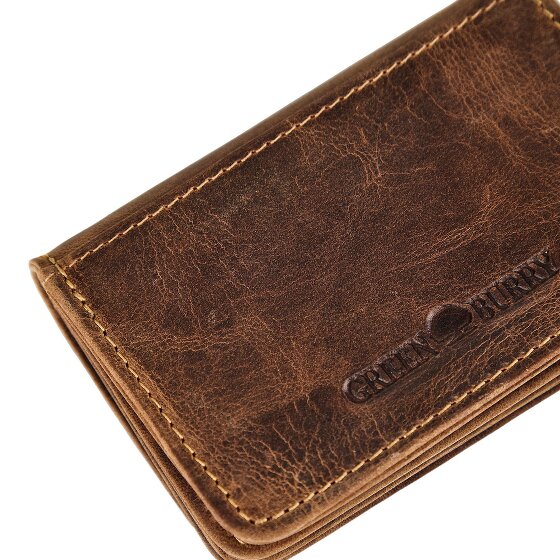 Greenburry Vintage Portfel Ochrona RFID Skórzany 10 cm