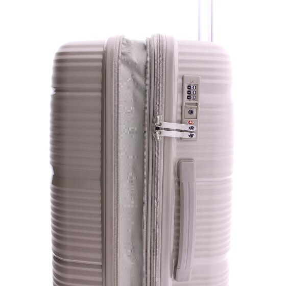 Gladiator 0800 4 kółka Walizka 65 cm z plisą rozprężną