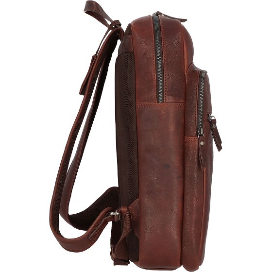 Burkely Antique Avery Plecak skórzany 44 cm Komora na laptopa