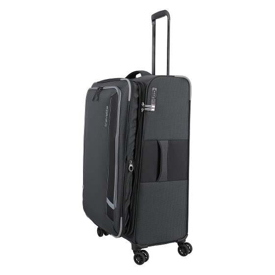 Travelite Corsiica 4 kółka Walizka L 77 cm z plisą rozprężną