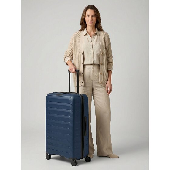 d&n Toronto 4 kółka Walizka L 75 cm z plisą rozprężną