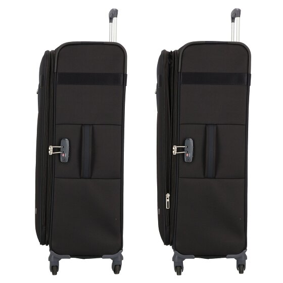 Samsonite Citybeat 4 kółka Walizka 78 cm z plisą rozprężną