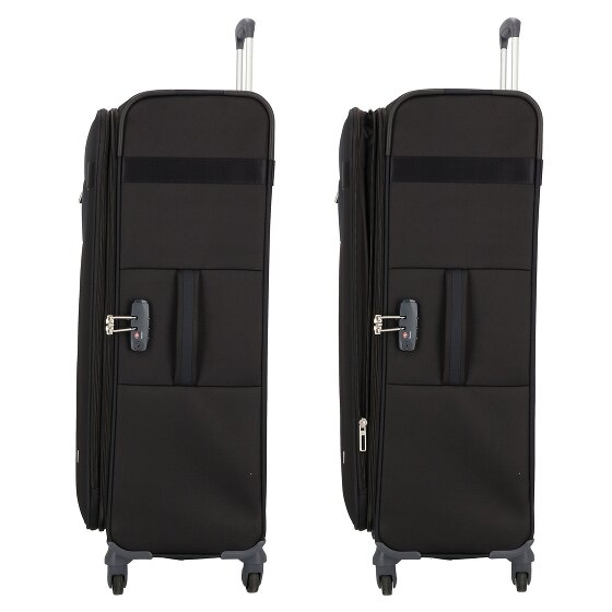 Samsonite Citybeat 4 kółka Walizka 78 cm z plisą rozprężną