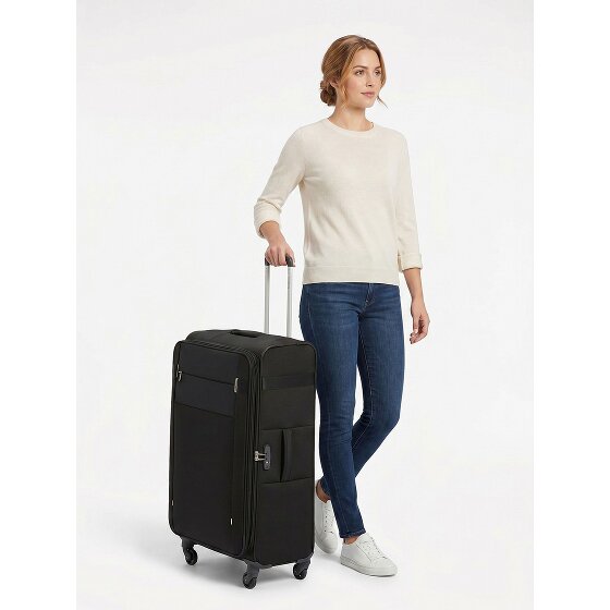 Samsonite Citybeat 4 kółka Walizka 78 cm z funkcją poszerzenia