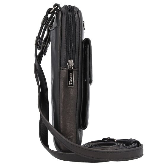 Greenland Nature Black Nappa Etui na telefon komórkowy Skórzany 11.5 cm